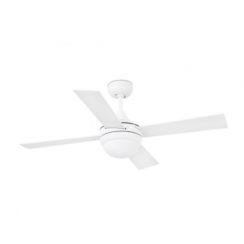 Faro Mini Icaria Ventilador de Techo 106cm Blanco 2Xe14 20W 4 Palas