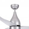 Ventilateur de plafond Fabrilamp Asifa Silver DC Moteur avec contrôle 112cm