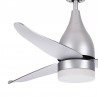 Ventilateur de plafond Fabrilamp Asifa Silver DC Moteur avec contrôle 112cm