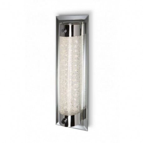 Aplique de Pared LED Mantra Tube Cromo Luz Neutra 8W