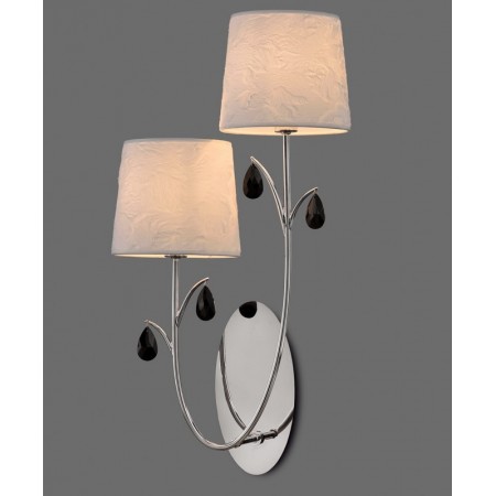 Aplique de Pared Mantra Andrea Cromo 2 Luces