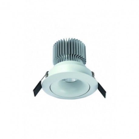 Downlight LED Empotrable LED Mantra Formentera Blanco Mate Basculante Luz Neutra 12W