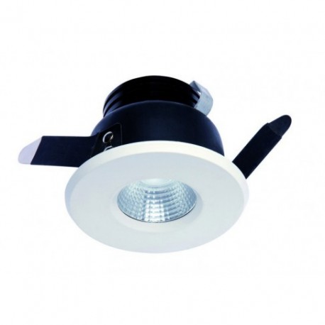 Downlight LED Empotrable LED Mantra Cies Aluminio Blanco Mate Luz Neutra 7W