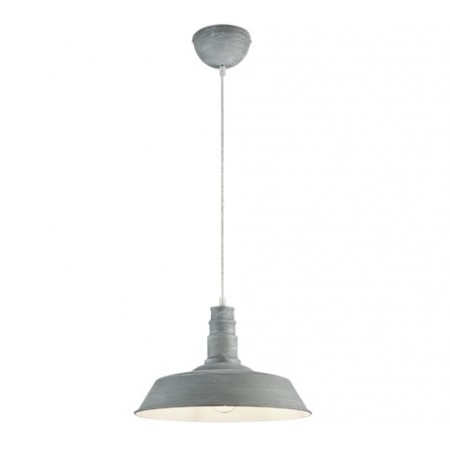 Suspension Trio Will Grey 1 Bulb E27 36cm