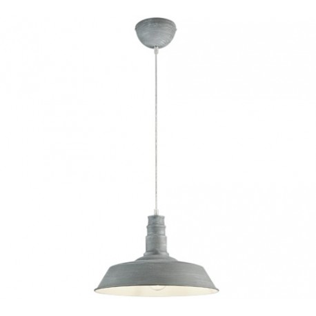 Suspension Trio Will Grey 1 Bulb E27 36cm