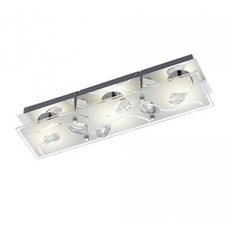 Applique Led Trio Eris Cristal 15W Lumière Chaude