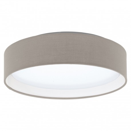 Plafonnier LED EGLO Pasteri Gris Marron Lumière Chaude 11W 32cm