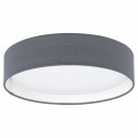 Plafonnier LED EGLO Pasteri Gris Lumière Chaude 11W 32cm