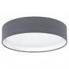 Plafonnier LED EGLO Pasteri Gris Lumière Chaude 11W 32cm