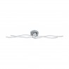 Plafonnier LED EGLO Roncade Chrome Warm Light 40W