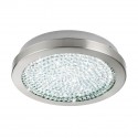 Plafón de Techo LED Eglo Arezzo 2 Níquel Mate Luz Neutra 11W