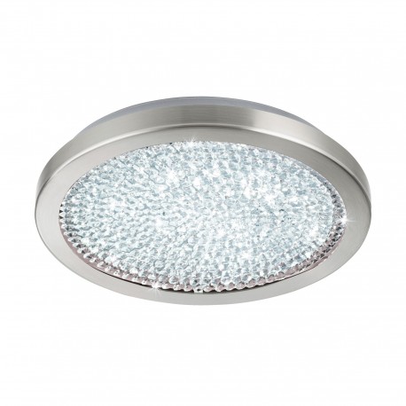 Plafón de Techo LED Eglo Arezzo 2 Níquel Mate Luz Neutra 18W