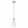 Suspension Vintage EGLO Yorth Silver 1 Bulb E27