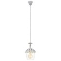 Suspension Vintage EGLO Sudbury Blanc 1 Ampoule E27