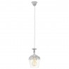 Suspension Vintage EGLO Sudbury Blanc 1 Ampoule E27