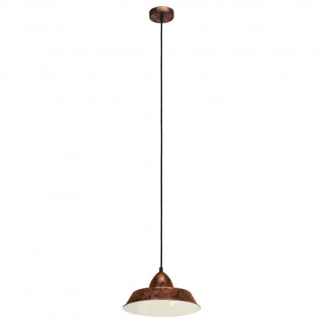 Suspension Vintage EGLO Auckland Cuivre 1 Ampoule E27