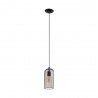 Suspension Vintage EGLO Roccamena Noir 1 Ampoule E27 13cm