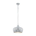 Suspension Vintage EGLO Saltash Chrome 1 Ampoule E27 44,5cm