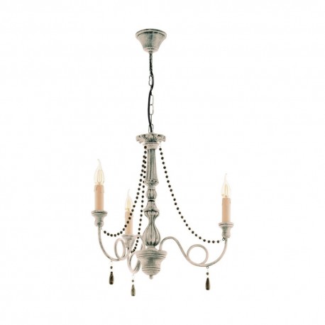 Suspension Vintage EGLO Colchester Grey 3 Ampoules E14