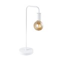 Lampe de Table Trio Diallo Blanc 51cm 1 Ampoule E27