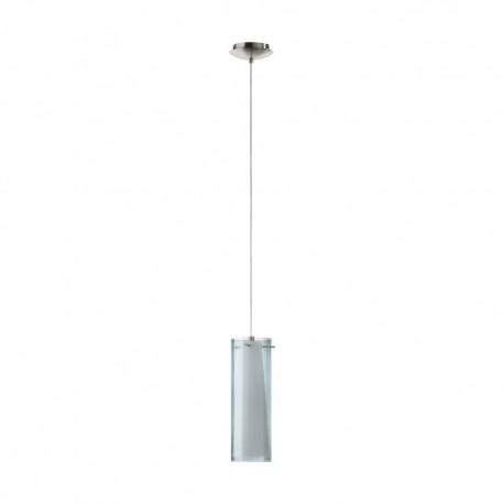 Suspension Eglo Pinto Nero Nickel Mate 1 Ampoule E27 11cm