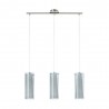 Suspension Eglo Pinto Nero Nickel Mate 3 Ampoules E27 72,5cm