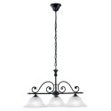 Suspension Eglo Murcia Noir 3 Ampoules E27 63cm