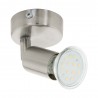 Spotlight Eglo Buzz-Led Nickel Matte 1 Ampoule GU10