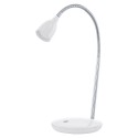 Lámpara de Sobremesa LED Eglo Durengo Blanco Luz Cálida 3W