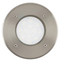 Led Extérieur Encastré Lampadaire EGLO Lamedo Nickel Mat Lumière Chaude 3W 10cm