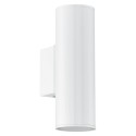 Aplique de Pared Exterior Eglo Riga Blanco 2 Bombillas GU10