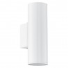 Aplique de Pared Exterior Eglo Riga Blanco 2 Bombillas GU10