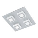 Plafón de Techo LED Eglo Masiano Cromo Luz Cálida 13W