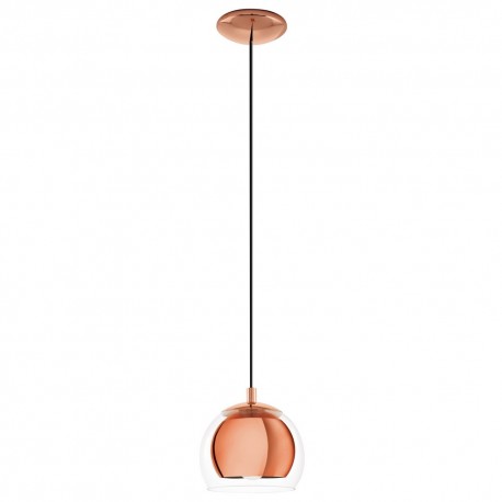 Suspension Eglo Rocamar Cobre 1 Ampoule E27 19cm