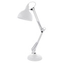 Lampe de Table EGLO Borgillio Blanc 1 Ampoule E27