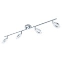 Regleta de Focos para Baño LED Eglo Gonaro Cromo Luz Cálida 16W 92cm