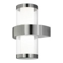 Aplique de Pared Exterior LED Eglo Beverly 1 Níquel Mate Luz Cálida 7W