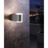 Aplique de Pared Exterior LED Eglo Briones Níquel Mate Luz Cálida 6W