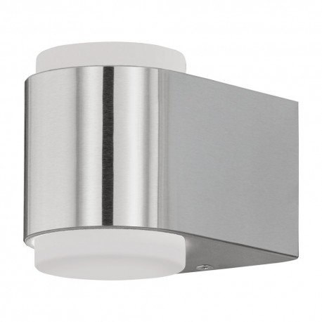 Aplique de Pared Exterior LED Eglo Briones Níquel Mate Luz Cálida 6W