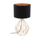 Lampe de Table EGLO Pedregal 1 Cuivre 1 Ampoule E27