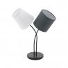 Lampe de Table EGLO Almeida Noir 2 Ampoules E14