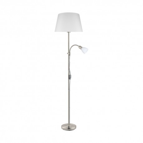 Lampadaire Eglo Conesa Nickel Mate 2 Ampoules E27