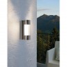 Aplique de Pared Exterior LED Eglo Robledo Níquel Mate Luz Cálida 7W