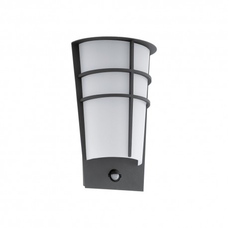 Aplique de Pared Exterior LED Eglo Breganzo 1 Antracita Luz Cálida 5W