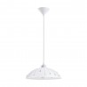 Suspension Eglo Satin Blanc Vetro 1 Ampoule E27