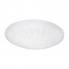 Plafonnier LED EGLO Margitta 1 Blanc avec Cristaux Lumière Chaude 11W 31.5cm