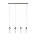 Suspension Eglo Zacharo Nickel Matte 4 Ampoules E27