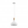 Suspension Eglo Sabinar Blanc 1 Ampoule E27 28cm