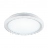 Plafón de Techo LED Eglo Gusama Blanco Luz Regulable 18W