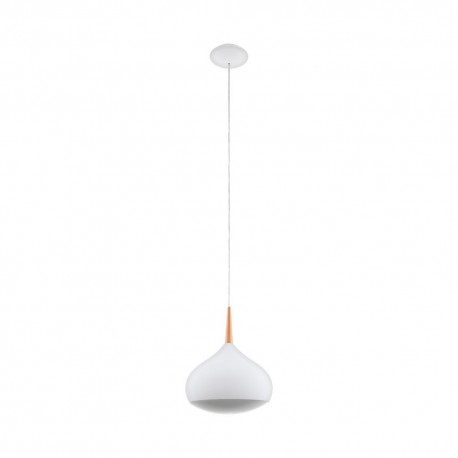 Suspension Eglo Connect LED Comba-C Blanc Dimmable Light 18W